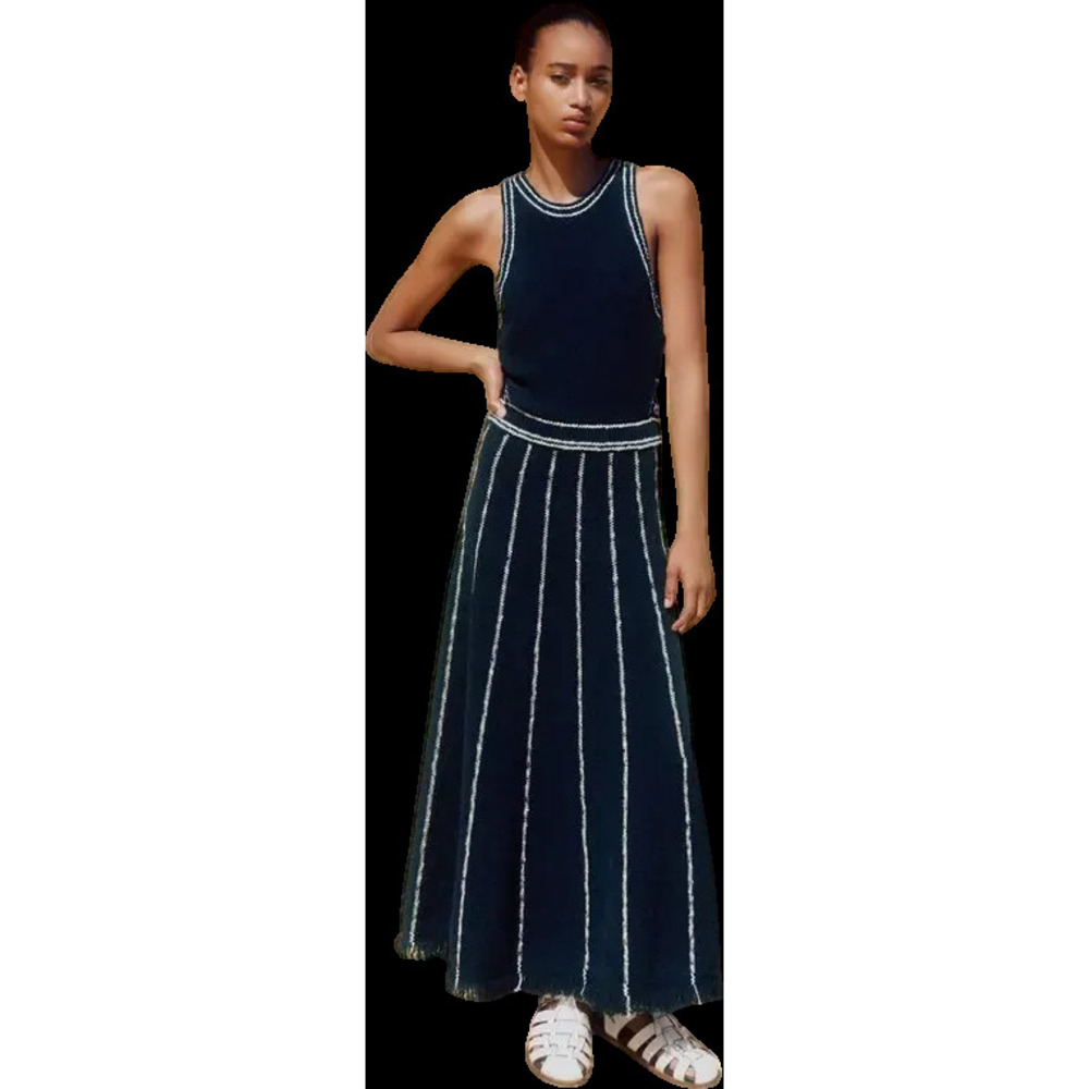 Cotton Boulce Cut-Out Maxi Dress